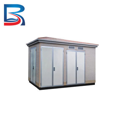 Mini Substation embalado 630 KVA inmerso en aceite para los edificios comerciales
